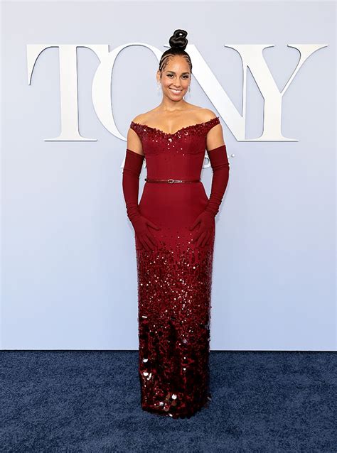 black gucci dress alicia keys wore|Alicia Keys wore Gucci gown @ Tony Awards 2024.